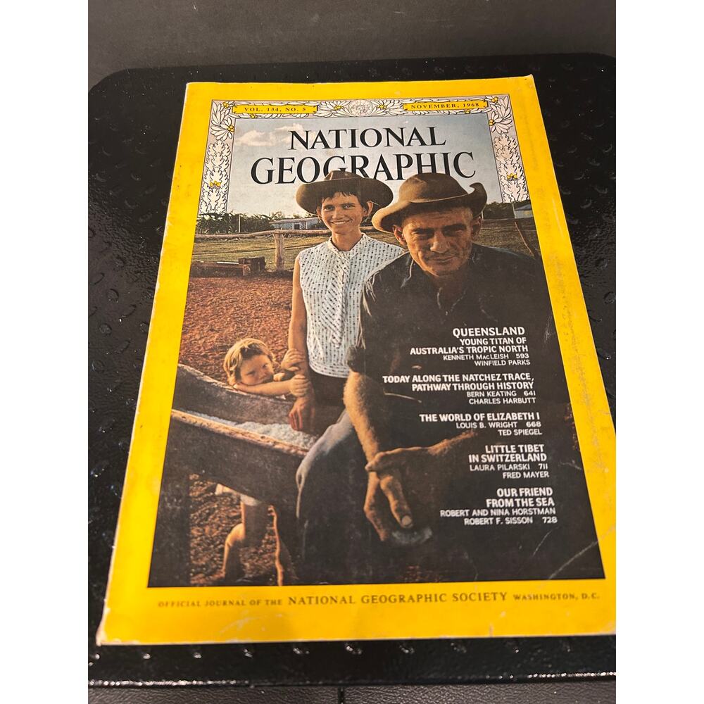 November 1968 issue of National Geographic magazine (Vol. 134, No. 5)